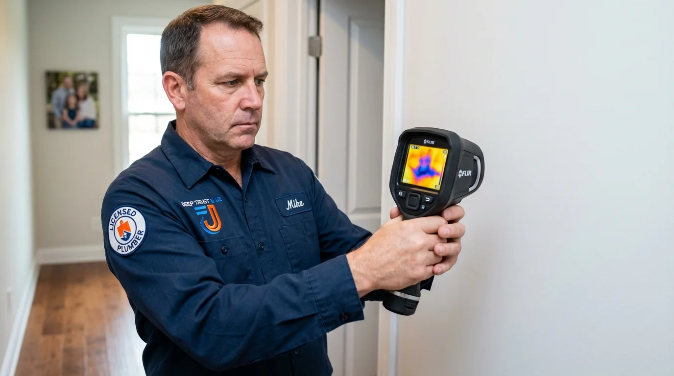 Thermal imaging leak detection by Johns Plumbing LLC in Palos Heights